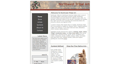 Desktop Screenshot of northwesttribalart.com